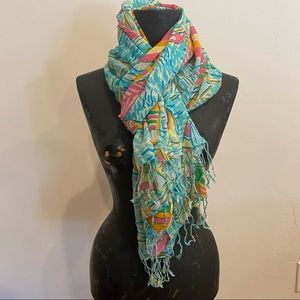 Lilly Pulitzer sailboat print scarf. You gotta regatta print.